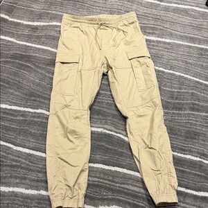 H&M Beige Cargo Pants for Men
